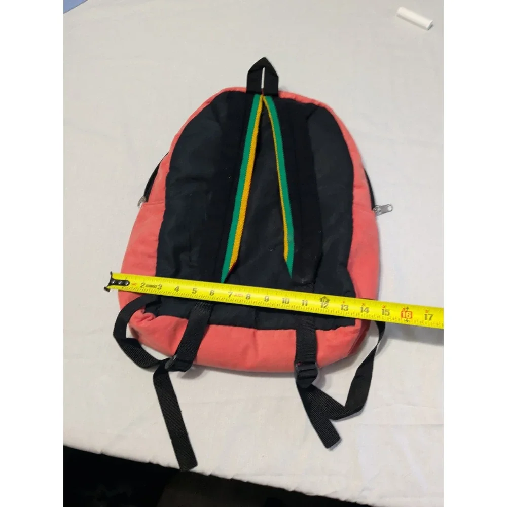 Bob Marley One Love Rasta Backpack Bahamas Reggae Screenprinted Travel Bag